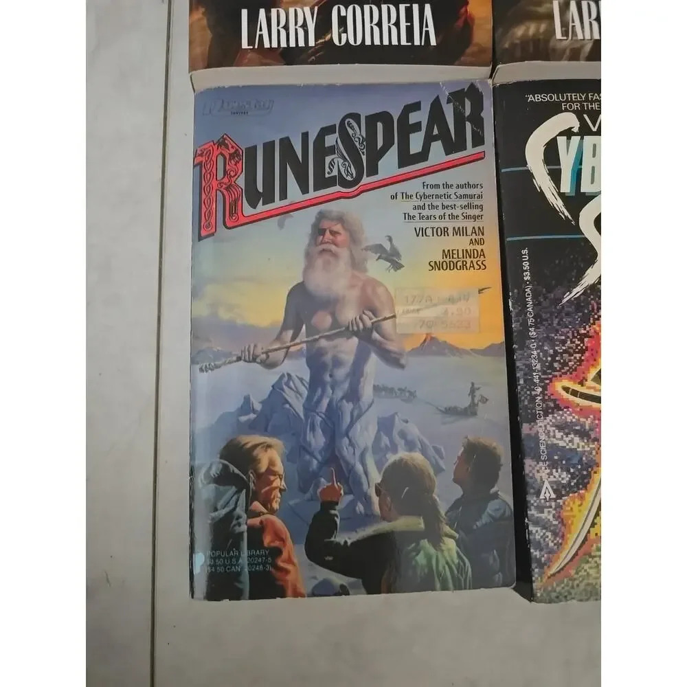 Lot of 4 Larry Correia &‎ Victor Milan Fantasy Science Fiction Paperback Books